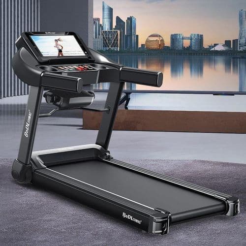 Electric Foldable Treadmill Pack with Massage Machine 1
